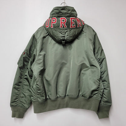 【中古品】【メンズ】 HOODED MA-1 フーデッド ジャケット アウター 149-250708-as-12-izu サイズ：L カラー：オリーブ 万代Net店