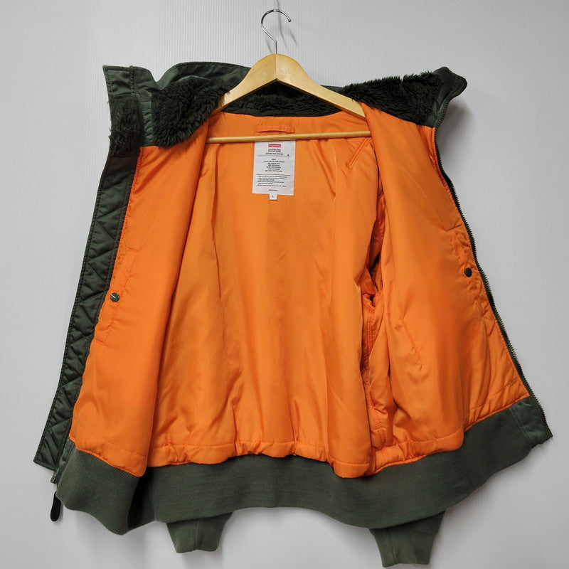 【中古品】【メンズ】 HOODED MA-1 フーデッド ジャケット アウター 149-250708-as-12-izu サイズ：L カラー：オリーブ 万代Net店