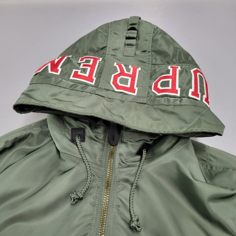 【中古品】【メンズ】 HOODED MA-1 フーデッド ジャケット アウター 149-250708-as-12-izu サイズ：L カラー：オリーブ 万代Net店