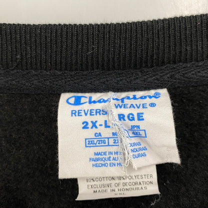 【中古品】【メンズ】 Champion チャンピオン REVERSE WEAVE SWEATSHIRT GF70 BKC リバースウィーブ スウェットシャツ トレーナー 長袖 トップス 146-250301-as-07-izu サイズ：4XL カラー：ブラック 万代Net店