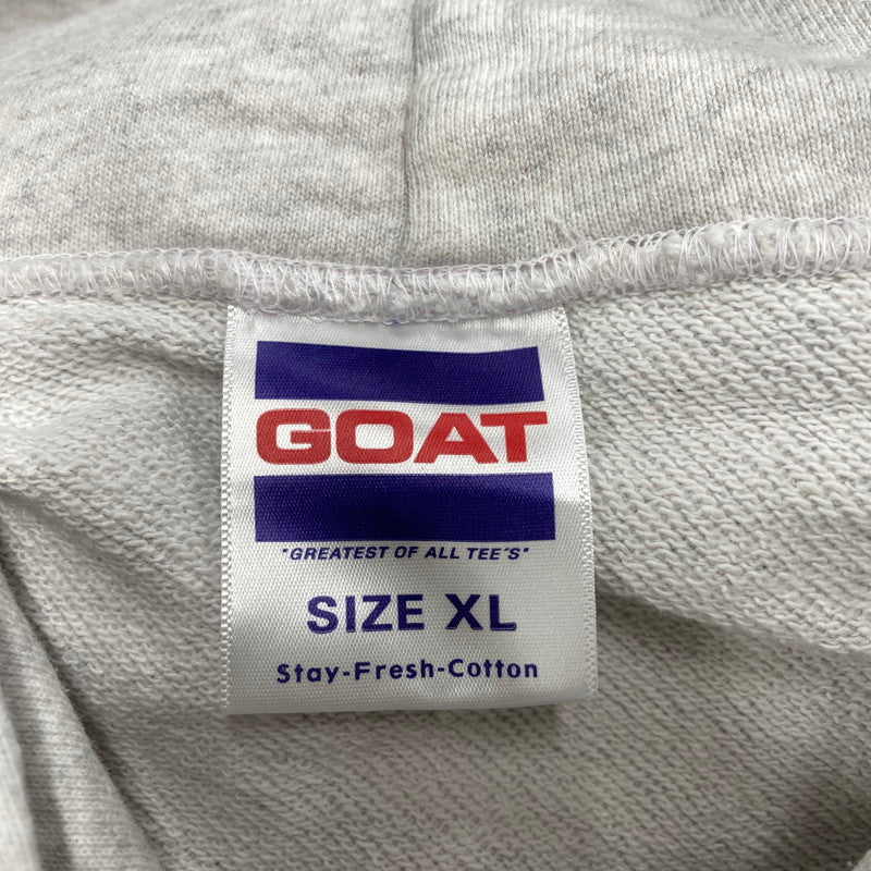 【中古品】【メンズ】  GOAT ゴート HOODED SWEATSHIRT フーデッド スウェットシャツ 酒飲み倶楽部 パーカー 長袖 トップス 142-250301-as-06-izu サイズ：XL カラー：グレー 万代Net店