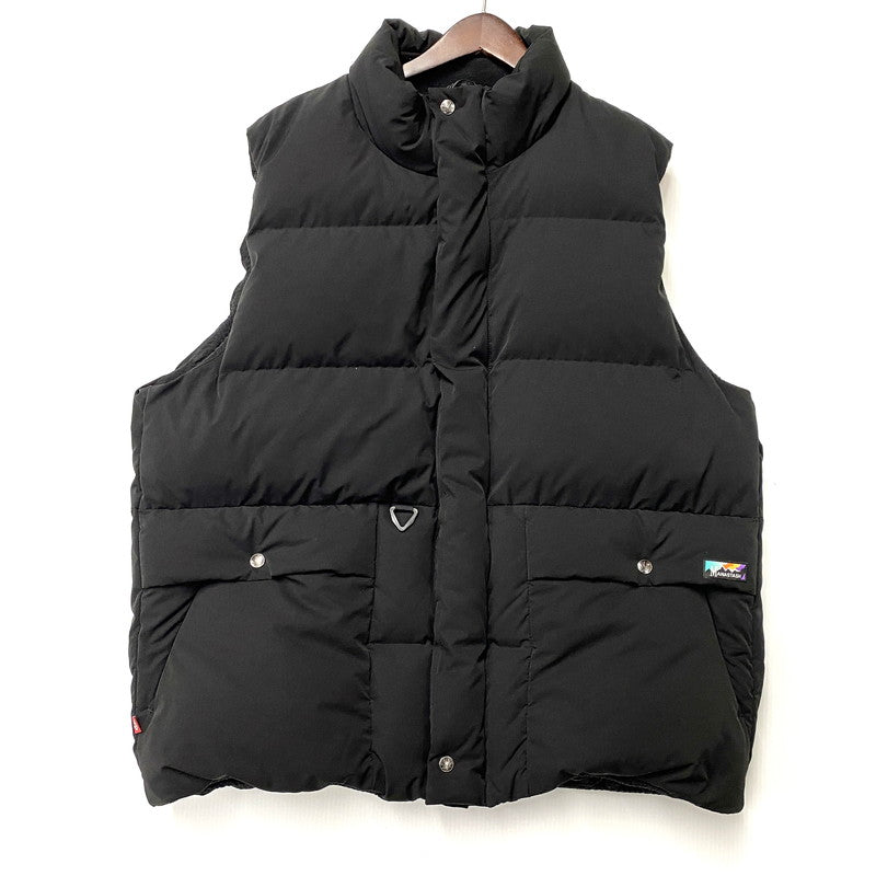 【中古品】【メンズ】 MANASTASH マナスタッシュ MARTY DOWN VEST 792-3252023 マーティー ダウンベスト アウター 144-250301-as-03-izu サイズ：XL カラー：ブラック 万代Net店