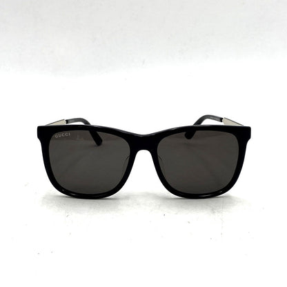 【中古品】【メンズ/レディース】 GUCCI グッチ SHERRY LINE SUNGLASSES GG0078SK シェリーライン サングラス 183-250224-as-24-izu サイズ：56□17-150 カラー：ブラック 万代Net店