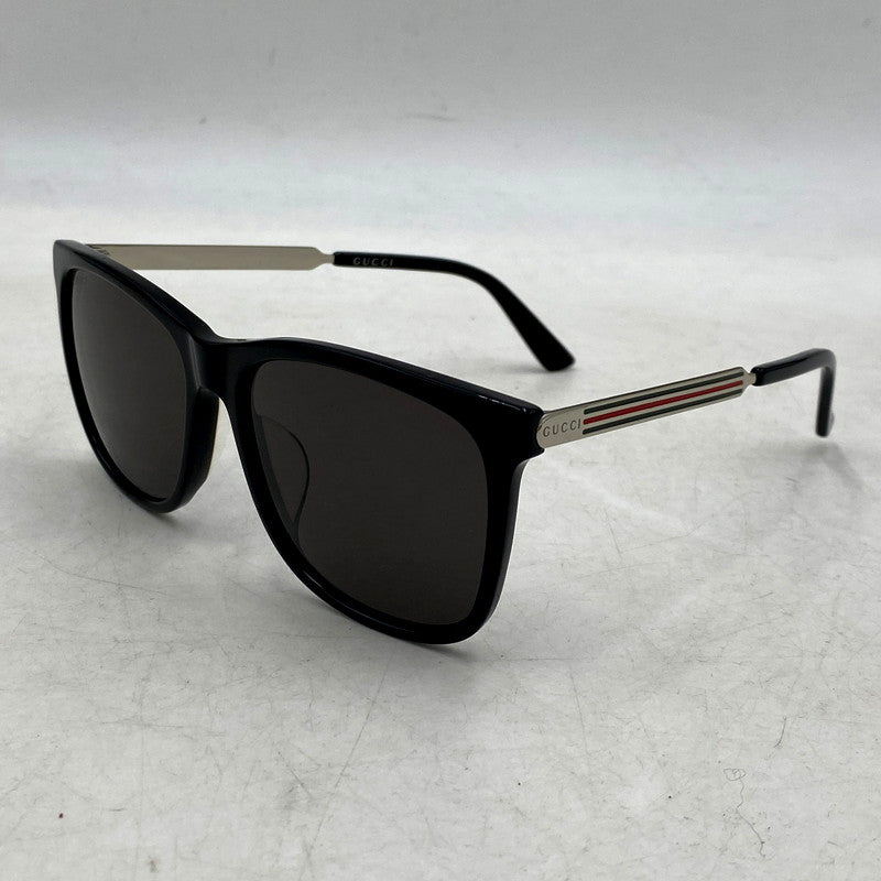 【中古品】【メンズ/レディース】 GUCCI グッチ SHERRY LINE SUNGLASSES GG0078SK シェリーライン サングラス 183-250224-as-24-izu サイズ：56□17-150 カラー：ブラック 万代Net店