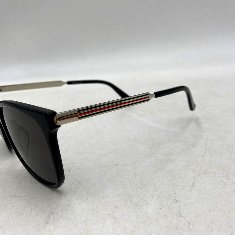 【中古品】【メンズ/レディース】 GUCCI グッチ SHERRY LINE SUNGLASSES GG0078SK シェリーライン サングラス 183-250224-as-24-izu サイズ：56□17-150 カラー：ブラック 万代Net店