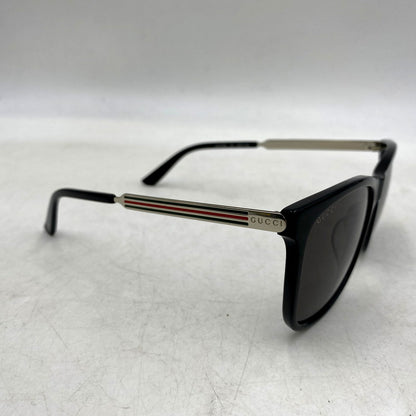 【中古品】【メンズ/レディース】 GUCCI グッチ SHERRY LINE SUNGLASSES GG0078SK シェリーライン サングラス 183-250224-as-24-izu サイズ：56□17-150 カラー：ブラック 万代Net店