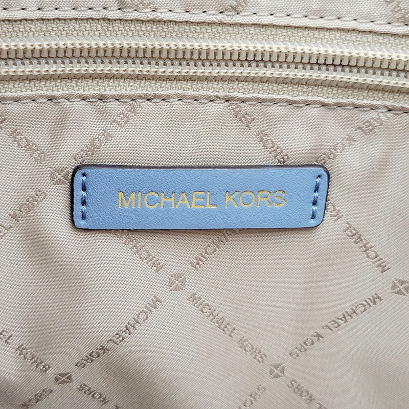 【中古品】【レディース】 Michael Kors マイケルコース 35S2G7ZT3C 2WAY TOTE BAG 2ウェイトートバッグ 鞄 カバン 188-250227-ma-06-izu カラー：青系/オートミール 万代Net店