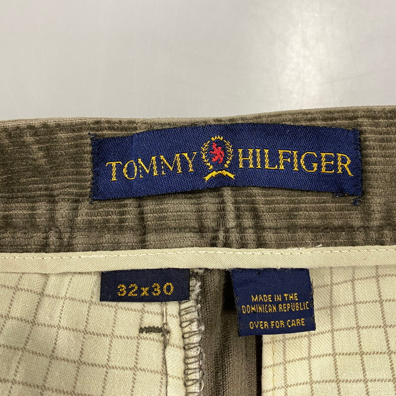 【中古品】【メンズ】 TOMMY HILFIGER トミーヒルフィガー 90S CORDUROY PANTS コーデュロイ パンツ ボトムス 157-250301-as-11-izu サイズ：32×30 カラー：ブラウン 万代Net店