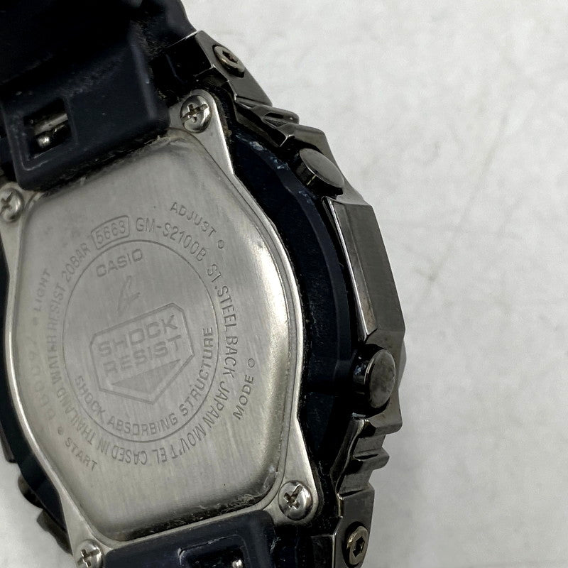 【中古品】【メンズ/レディース】 G-SHOCK ジーショック ANALOG-DIGITAL WOMEN WATCH GM-S2100B アナログ デジタル ウーマン 腕時計 196-250224-as-23-izu サイズ：45.9 × 40.4 × 11 mm カラー：グレー系 万代Net店