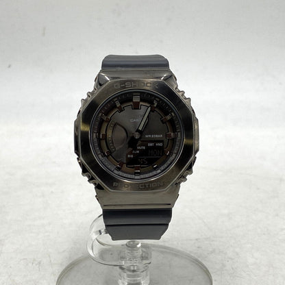 【中古品】【メンズ/レディース】 G-SHOCK ジーショック ANALOG-DIGITAL WOMEN WATCH GM-S2100B アナログ デジタル ウーマン 腕時計 196-250224-as-23-izu サイズ：45.9 × 40.4 × 11 mm カラー：グレー系 万代Net店