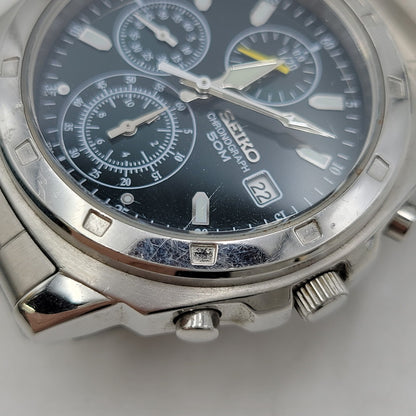 【中古品】【メンズ/レディース】 SEIKO セイコー 7T92-0CA0 クォーツ 腕時計 198-250227-as-33-izu カラー：シルバー 万代Net店