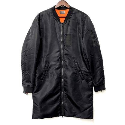 【中古品】【メンズ】 Danke Schon ダンケシェーン 6016153049 LONG MA-1 JACKET ロング エムエーワン ジャケット アウター 長袖 147-250302-ma-16-izu サイズ：F カラー：黒 万代Net店