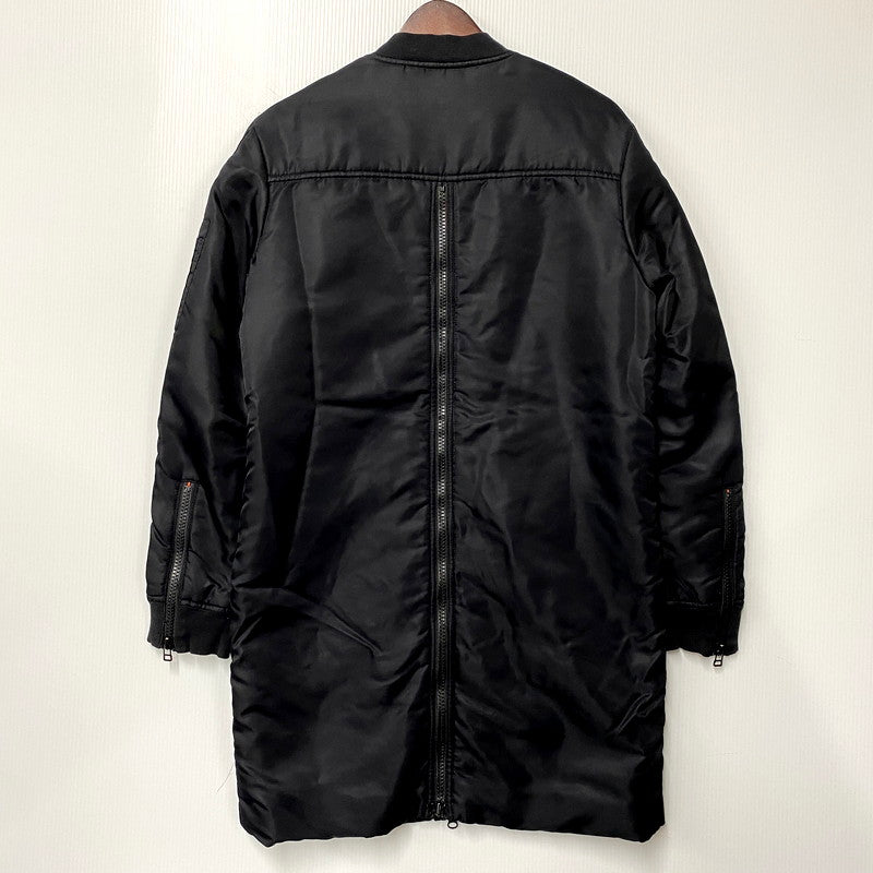 【中古品】【メンズ】 Danke Schon ダンケシェーン 6016153049 LONG MA-1 JACKET ロング エムエーワン ジャケット アウター 長袖 147-250302-ma-16-izu サイズ：F カラー：黒 万代Net店