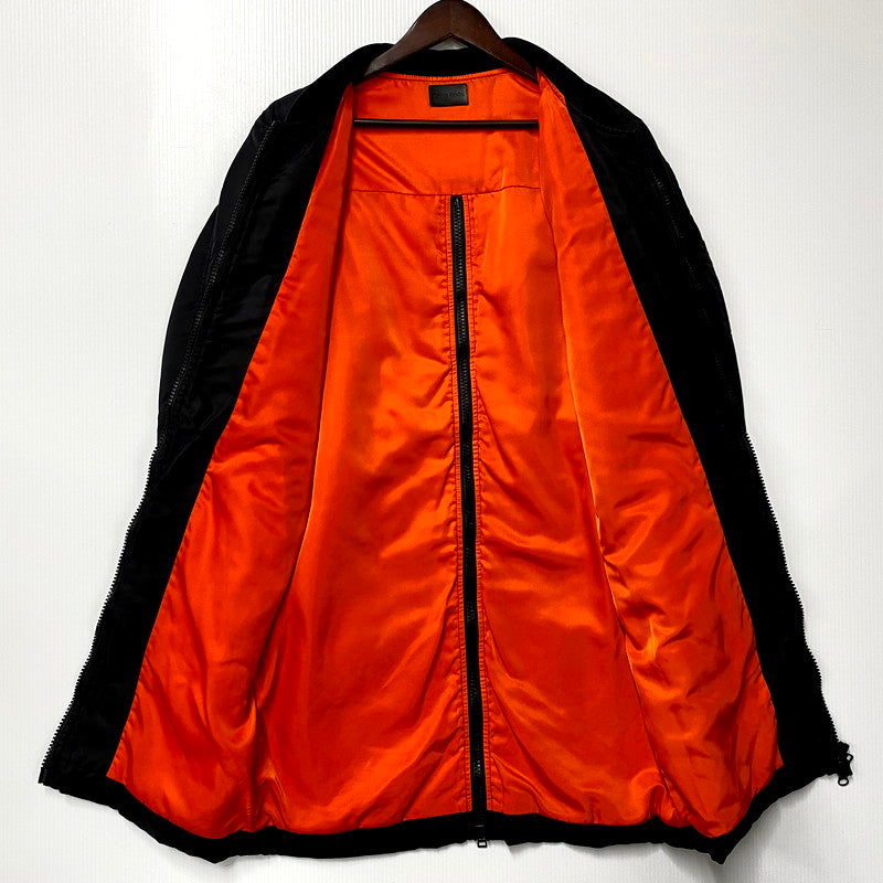 【中古品】【メンズ】 Danke Schon ダンケシェーン 6016153049 LONG MA-1 JACKET ロング エムエーワン ジャケット アウター 長袖 147-250302-ma-16-izu サイズ：F カラー：黒 万代Net店