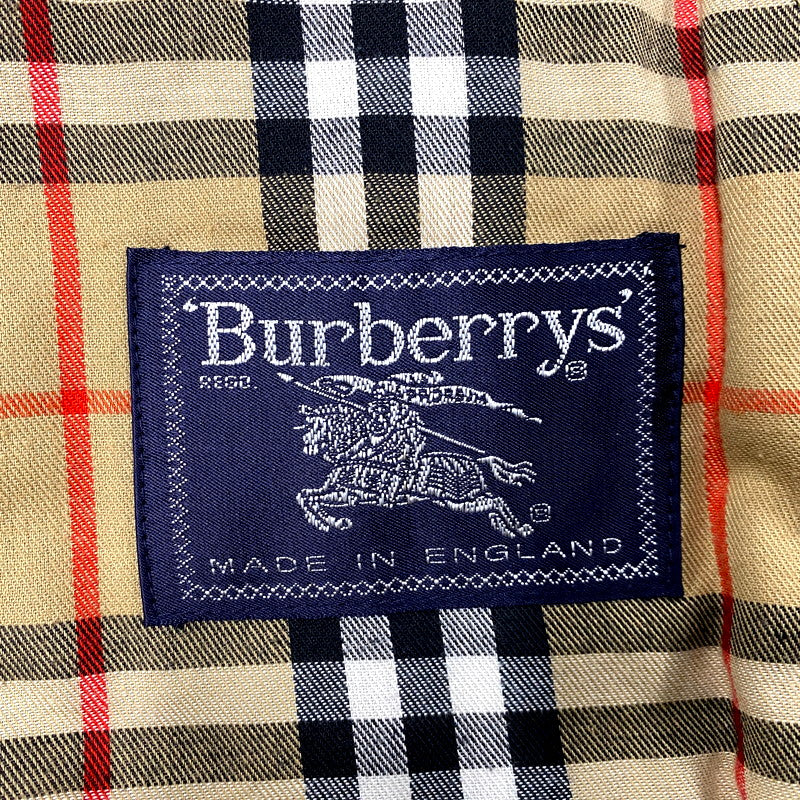 【中古品】【メンズ】 Burberrys バーバリーズ BELTED SOUTIEN COLLAR COAT ベルテッド ステンカラーコート 英国製 アウター 141-250225-as-08-izu カラー：グリーン系 万代Net店