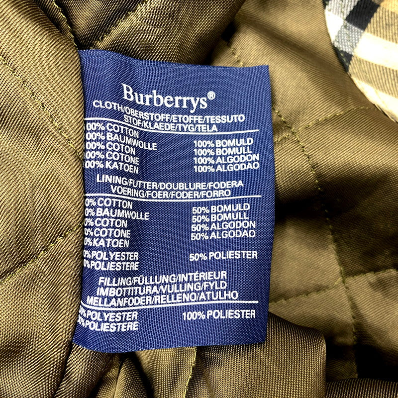 【中古品】【メンズ】 Burberrys バーバリーズ BELTED SOUTIEN COLLAR COAT ベルテッド ステンカラーコート 英国製 アウター 141-250225-as-08-izu カラー：グリーン系 万代Net店
