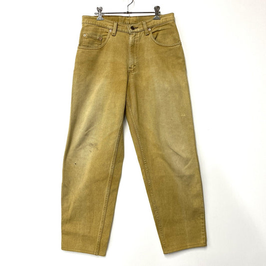 【中古品】【メンズ】 Levi's リーバイス 560-0970 刻印532 1993年製 USA製 90S 560 COLOR DENIM PANTS 90年代 560 カラーデニムパンツ ズボン ボトムス 157-250227-ma-19-izu サイズ：31×34 カラー：マスタード 万代Net店