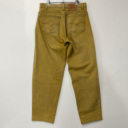 【中古品】【メンズ】 Levi's リーバイス 560-0970 刻印532 1993年製 USA製 90S 560 COLOR DENIM PANTS 90年代 560 カラーデニムパンツ ズボン ボトムス 157-250227-ma-19-izu サイズ：31×34 カラー：マスタード 万代Net店