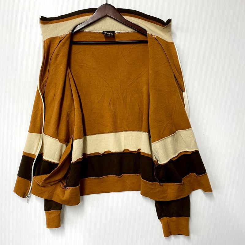 【中古品】【メンズ】 ROYALLY ロイヤリー 80-90S TRACK JACKET 80-90年代 トラックジャケット アウター 長袖 146-250302-ma-09-izu サイズ：XL カラー：茶 万代Net店