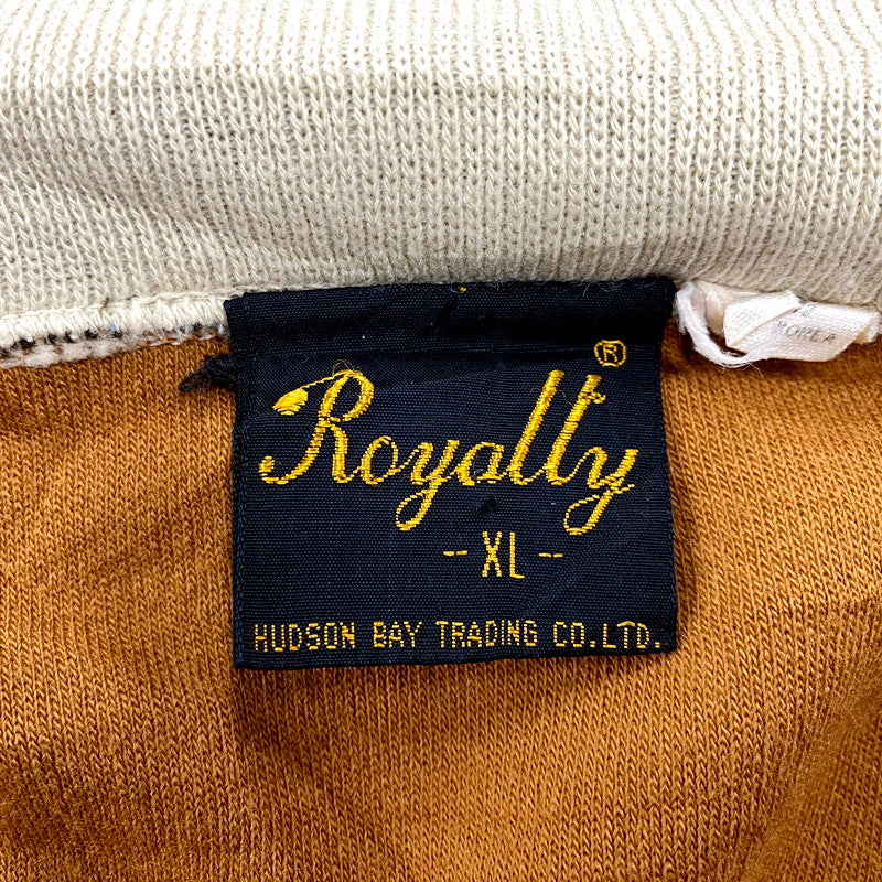 【中古品】【メンズ】 ROYALLY ロイヤリー 80-90S TRACK JACKET 80-90年代 トラックジャケット アウター 長袖 146-250302-ma-09-izu サイズ：XL カラー：茶 万代Net店