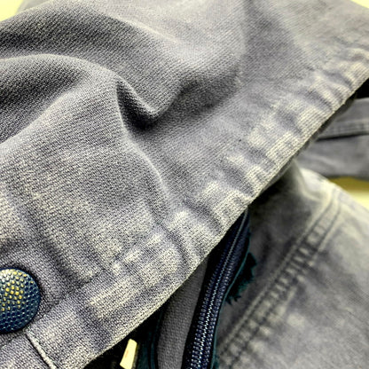 【現状渡し品】【メンズ】 GERMANY ARMY ジャーマンアーミー 90S BOA LINER FIELD PARKA OPTI ZIP ボアライナー フィールドパーカー 1992年製 ジャケット アウター 146-250301-as-26-izu サイズ：52 カラー：ネイビー系 万代Net店