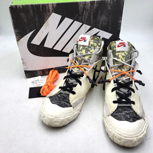 【中古品】【メンズ】 NIKE ナイキ × READYMADE レディメイド BLAZER MID CZ3589-100 ブレーザー ミッド スニーカー シューズ 靴 160-250226-as-09-izu サイズ：27.5cm カラー：WHITE/BLACK-PURE PLATINUM 万代Net店