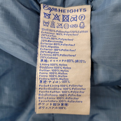 【中古品】【メンズ】 CAPE HEIGHTS ケープハイツ 80/20 CROSS HOODED DOWN JACKET クロス フーデッド ダウンジャケット アウター 144-250227-as-04-izu サイズ：S カラー：ブルー 万代Net店