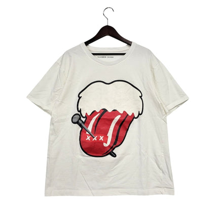 【中古品】【メンズ】  GOD SELECTION XXX ゴッドセレクショントリプルエックス × NUMBER NINE ナンバーナイン 19SS THE ROLLING STONE TEE ザ ローリング ストーンズ Tシャツ 半袖 トップス 142-250227-as-05-izu サイズ：XL カラー：ホワイト 万代Net店