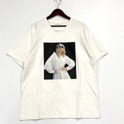 【中古品】【メンズ】  GOD SELECTION XXX ゴッドセレクショントリプルエックス TAYLOR SWIFT TEE 半袖Tシャツ トップス 142-250301-as-35-izu サイズ：XL カラー：ホワイト 万代Net店