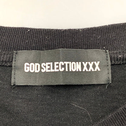 【中古品】【メンズ】  GOD SELECTION XXX ゴッドセレクショントリプルエックス HAILEY BIEBER TEE 半袖Tシャツ トップス 142-250301-as-33-izu サイズ：XL カラー：ブラック 万代Net店