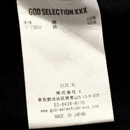 【中古品】【メンズ】  GOD SELECTION XXX ゴッドセレクショントリプルエックス HAILEY BIEBER TEE 半袖Tシャツ トップス 142-250301-as-33-izu サイズ：XL カラー：ブラック 万代Net店