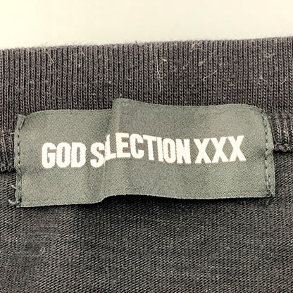 【中古品】【メンズ】  GOD SELECTION XXX ゴッドセレクショントリプルエックス × FRAGMENT DESIGN フラグメントデザイン SENTENCE TEE 半袖Tシャツ トップス 142-250301-as-36-izu サイズ：XL カラー：ブラック 万代Net店