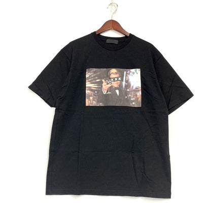 【中古品】【メンズ】  GOD SELECTION XXX ゴッドセレクショントリプルエックス LEONARDO DICAPRIO TEE 半袖Tシャツ トップス 142-250301-as-34-izu サイズ：XL カラー：ブラック 万代Net店