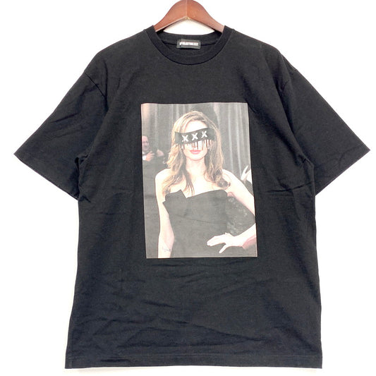 【中古品】【メンズ】  GOD SELECTION XXX ゴッドセレクショントリプルエックス ANGELINA JOLIE TEE 半袖Tシャツ トップス 142-250301-as-37-izu サイズ：XL カラー：ブラック 万代Net店