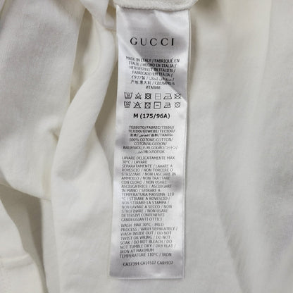 【中古品】【メンズ】 GUCCI グッチ 20AW DISC PRINT OVERSIZED TEE 616036 XJCSQ ディスク プリント オーバーサイズ Tシャツ 半袖 トップス 141-250227-as-07-izu サイズ：M カラー：ホワイト 万代Net店