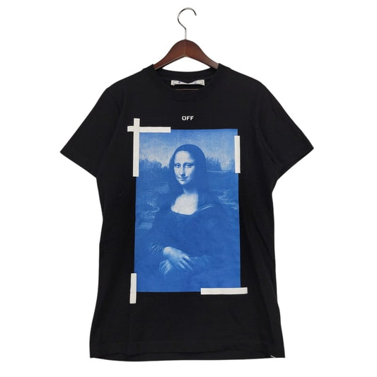 【中古品】【メンズ】 OFF-WHITE オフホワイト MONALISA BACK ARROW SS SLIM TEE OMAA027R21JER002 モナリザ バック アロー ショートスリーブ スリム Tシャツ 半袖 トップス 142-250227-as-06-izu サイズ：S カラー：ブラック 万代Net店