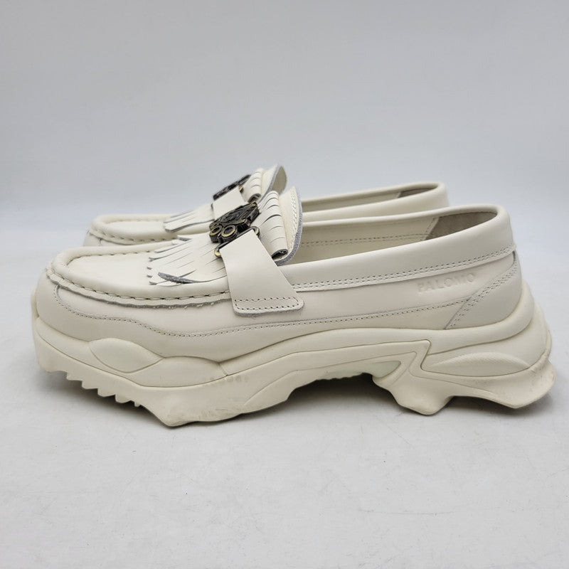 【中古品】【メンズ/レディース】 PUMA プーマ × PALOMO SPAIN パロモスペイン NITEFOX LOAFER 396840-01 24SS ナイトフォックス ローファー シューズ 靴 164-250226-as-11-izu サイズ：25.5cm カラー：FROSTED IVORY 万代Net店