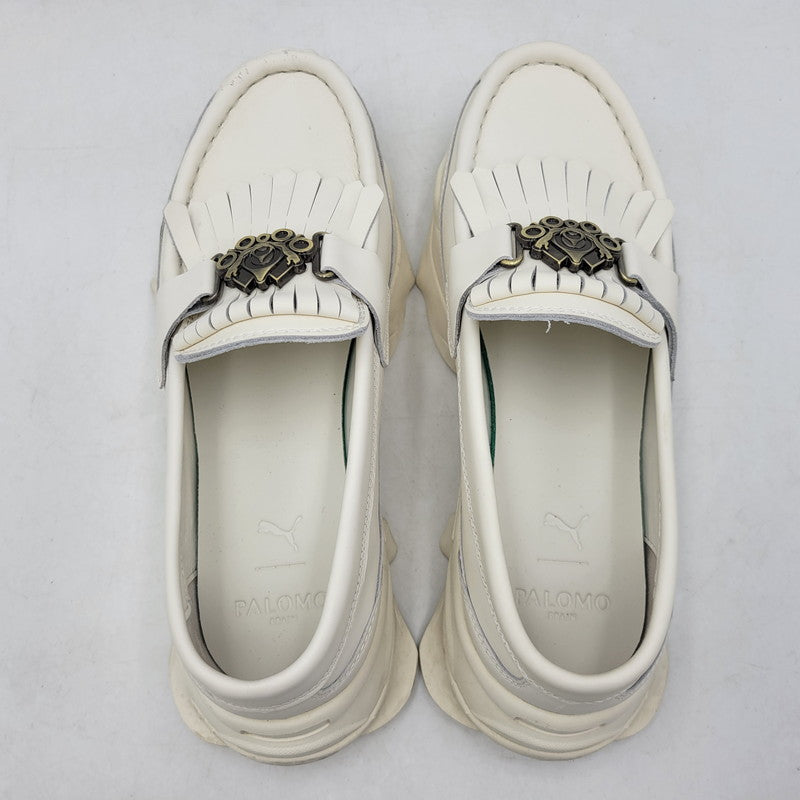 【中古品】【メンズ/レディース】 PUMA プーマ × PALOMO SPAIN パロモスペイン NITEFOX LOAFER 396840-01 24SS ナイトフォックス ローファー シューズ 靴 164-250226-as-11-izu サイズ：25.5cm カラー：FROSTED IVORY 万代Net店