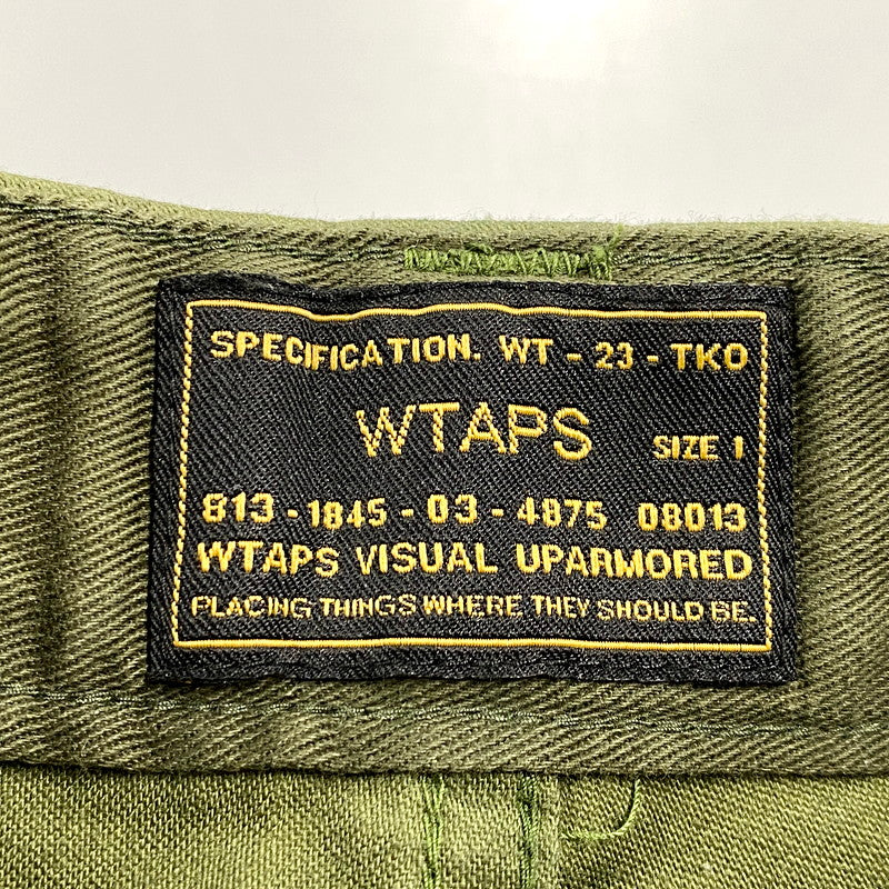 【中古品】【メンズ】 WTAPS ダブルタップス 161LTDT-PTM01 BUDS SKINNY PANTS バッズ スキニーパンツ ズボン ボトムス 153-250302-ma-05-izu サイズ：1 カラー：カーキ 万代Net店