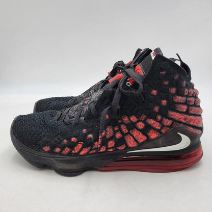 【現状渡し品】【メンズ】 NIKE ナイキ LEBRON 17 BQ3177-006 レブロン 17 スニーカー シューズ 靴 160-250227-as-42-izu サイズ：28.5cm カラー：BLACK/WHITE-UNIVERSITY RED 万代Net店