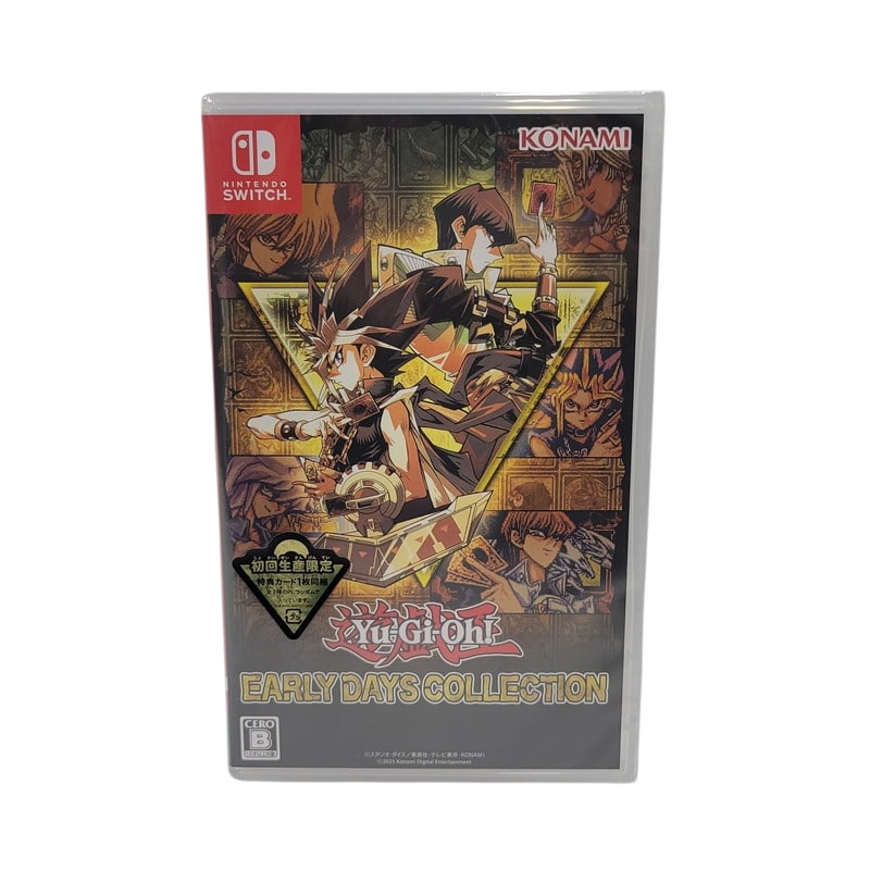 【中古美品】 【未開封】【ゲーム】遊戯王 アーリーデイズコレクション CERO区分_B 12歳以上対象 Nintendo Switch 任天堂 スイッチ ソフト ゲーム 029-250327-as-02-izu 万代Net店