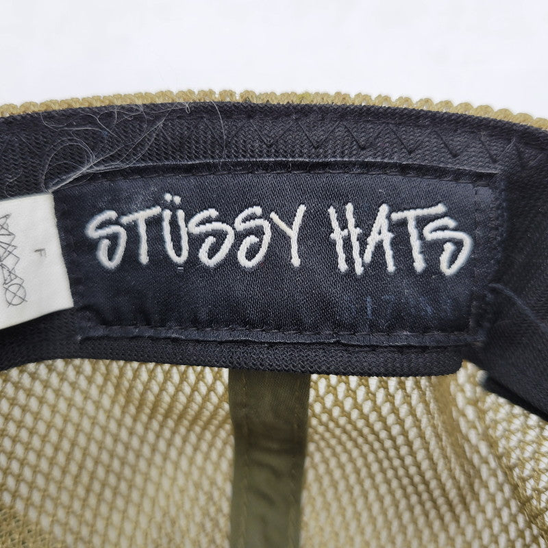 【中古品】【メンズ/レディース】 STUSSY ステューシー × A BATHING APE アベイシングエイプ SS LINK CAMO MESH CAP SSリンク カモ メッシュ キャップ 帽子 185-250227-as-15-izu サイズ：F カラー：マルチカラー 万代Net店