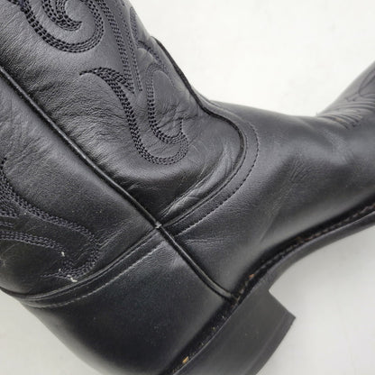 【中古品】【レディース】  TONY LAMA トニーラマ COWBOY BOOTS 1974 カウボーイ ブーツ メキシコ製 シューズ 靴 167-250227-as-14-izu サイズ：6 カラー：ブラック 万代Net店