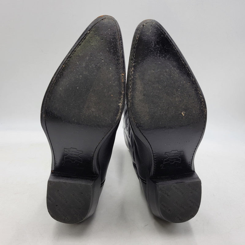 【中古品】【レディース】  TONY LAMA トニーラマ COWBOY BOOTS 1974 カウボーイ ブーツ メキシコ製 シューズ 靴 167-250227-as-14-izu サイズ：6 カラー：ブラック 万代Net店