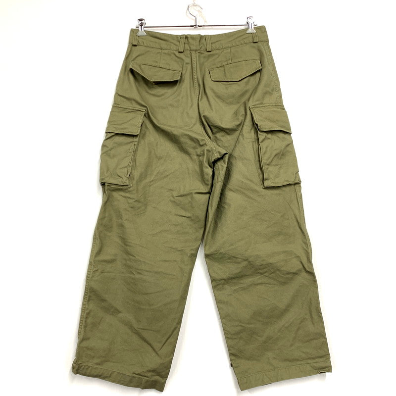 【中古品】【メンズ】  WAIPER ワイパー 23WP93 FRENCH ARMY M-47 CARGO PANTS フランス軍 カーゴパンツ ズボン ボトムス 156-250304-ma-16-izu サイズ：25 カラー：グリーン系 万代Net店