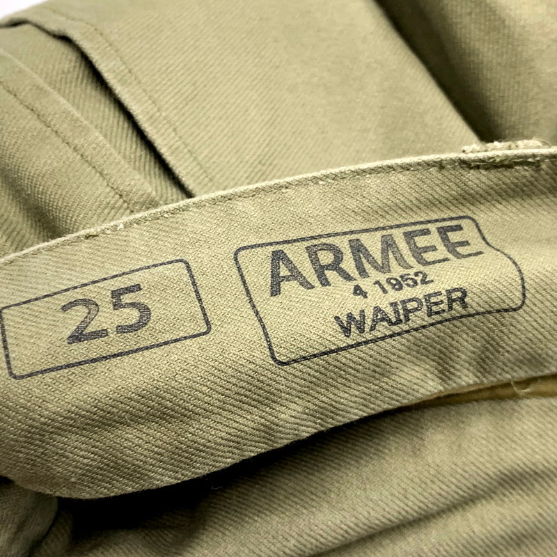 【中古品】【メンズ】  WAIPER ワイパー 23WP93 FRENCH ARMY M-47 CARGO PANTS フランス軍 カーゴパンツ ズボン ボトムス 156-250304-ma-16-izu サイズ：25 カラー：グリーン系 万代Net店