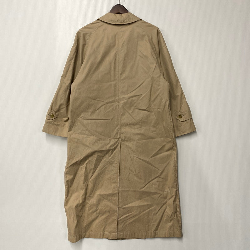 【中古品】【レディース】 Burberrys バーバリーズ SOUTIEN COLLAR COAT E68253 ステンカラーコート 英国製 アウター 168-250227-as-30-izu カラー：ベージュ 万代Net店