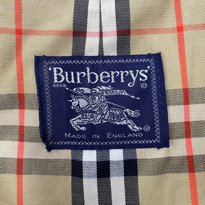 【中古品】【レディース】 Burberrys バーバリーズ SOUTIEN COLLAR COAT E68253 ステンカラーコート 英国製 アウター 168-250227-as-30-izu カラー：ベージュ 万代Net店