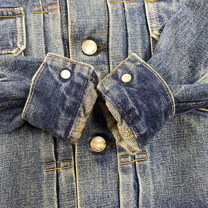 【中古品】【レディース】 TYPE 2ND DENIM JACKET 日本製 デニムジャケット アウター 168-250227-as-24-izu サイズ：1 カラー：インディゴ 万代Net店