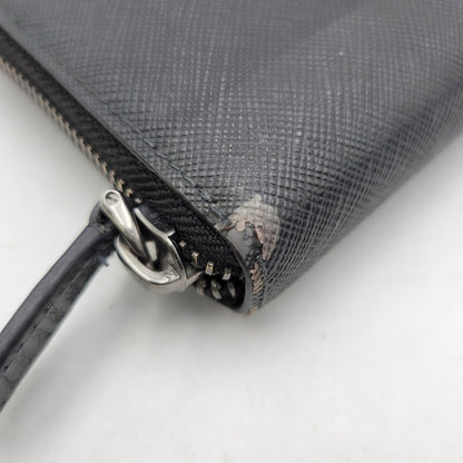 【現状渡し品】【メンズ/レディース】 BURBERRY バーバリー チャコールチェック ラウンドファスナー 長財布 ウォレット 181-250227-as-16-izu カラー：ブラック系 万代Net店